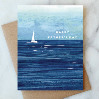 Sail Boat Father's Day Greeting Card | Dad & Seasonal Card Abigail Jayne Design