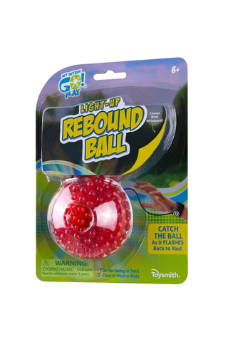 Get Outside GO!™ Play Light-Up Rebound Ball Toysmith