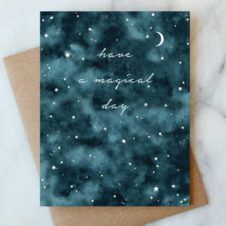 Night Sky Birthday Greeting Card Abigail Jayne Design