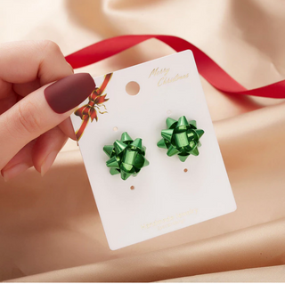 Holiday Gift Bow Stud Earrings | 2 Colors! AliExpress