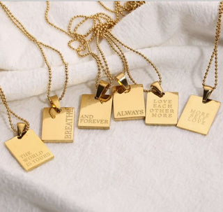 Inspirational Necklaces - 5 Options DancyFancy