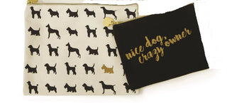 Pet Canvas Pouches - Set of 2 - piper-and-dune - Women's Accessories