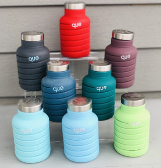 Unbreakable Silicone Piper and Dune que Bottles 20oz. - 8 colors! Que