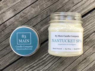 Mason Jar Candle - Various Scents 83 Main Candle Company
