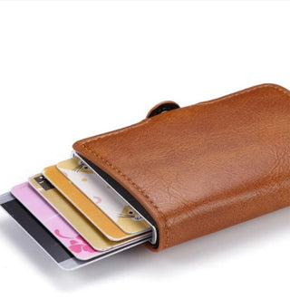 RFID Blocking Vegan Leather Card Wallet - 5 Colors ZOVYVOL Official Store - AliExpress