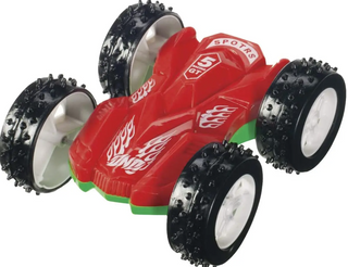 Toysmith | Flip Car, Friction Pull-back, Action Packed, Indoor/Outdoor Toysmith