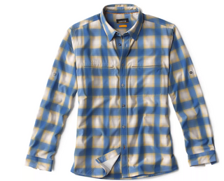 Men's Stonefly Stretch Long-Sleeved Shirt - Blue Sail Color Orvis