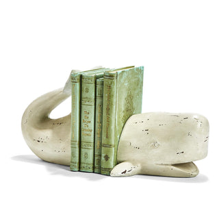 Whale Tale 2pc Bookend Set - 2 Colors Two's Company