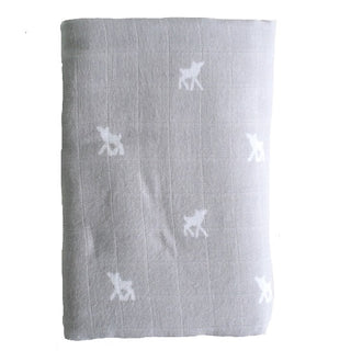 Baby Swaddle - Deer Grey - piper-and-dune - Baby + Kids