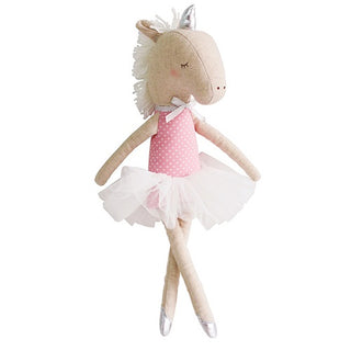 Yvette Unicorn Doll Pink & Silver - piper-and-dune - Baby + Kids