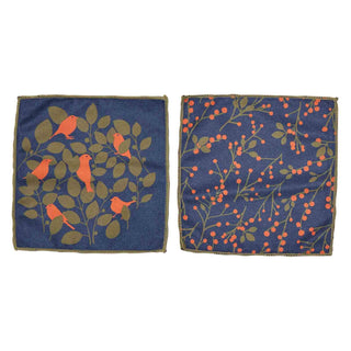 FINCHES Reusable Cocktail Napkins,Set of 8 rockflowerpaper