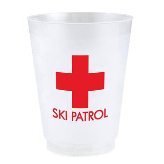 Face To Face Frost Cup Set - Ski Patrol Santa Barbara Design Studio by Creative Brands