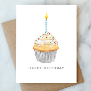 Cupcake Birthday Greeting Card Abigail Jayne Design