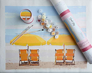 Beach Bliss Paint-By-Number Kit Pink Picasso