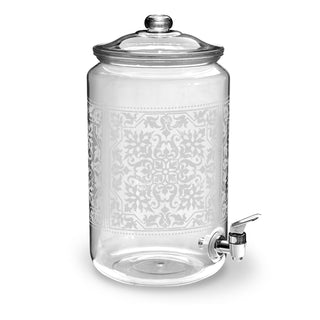 Caravan Etched Beverage Dispenser - Premium Acrylic TarHong