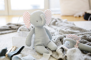 Baby Elephant Squeaker Grey | Alimrose Alimrose