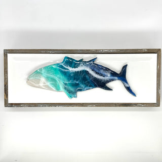 Gypsy Wave Ocean Wave Resin Fish Sign Piper and Dune
