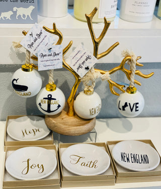 New England Artisan Made Ornaments - 4 Options Available Clearly’s on Grafton