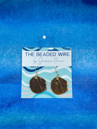 Mixed Metal Drop Earrings The Beaded Wire