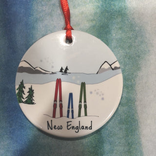 Porcelain “Local” Christmas Ornaments - Multiple Styles Available philoShophie's Stationary & Gifts