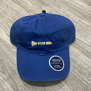 Golf Tee Needlepoint Hat | Navy Smathers & Branson