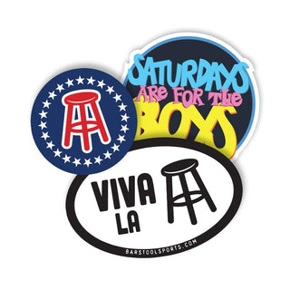 Barstool Sports Assorted Stickers - 3-Pack Barstool Sports