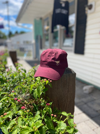 Burgundy dad hat 2025