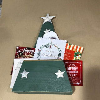 Christmas Tree Holiday Card Holder The American Star Company