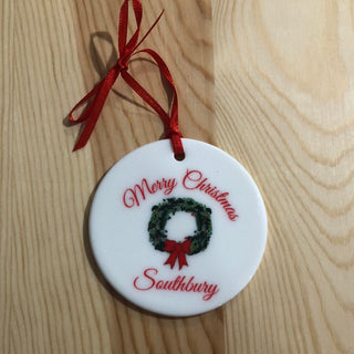 Porcelain “Local” Christmas Ornaments - Multiple Styles Available philoShophie's Stationary & Gifts