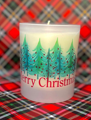 "Merry Christmas" Pine Soy Candles | 2 Options Blue Poppy Designs