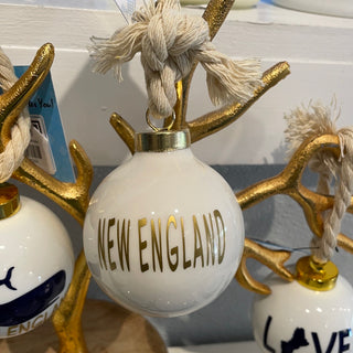 New England Artisan Made Ornaments - 4 Options Available Clearly’s on Grafton