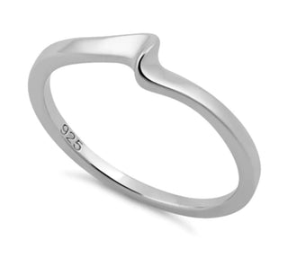 Sterling Silver Small Wave Ring Wholesale Sparkle