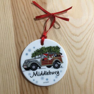 Porcelain “Local” Christmas Ornaments - Multiple Styles Available philoShophie's Stationary & Gifts