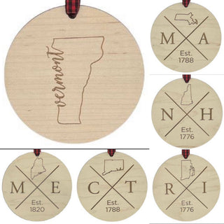 Holiday Ornaments Made of Wood - 22 Styles Woodlander Workshop