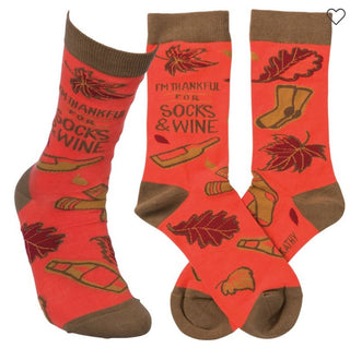 Holiday Fun Socks - One Size Fits Most Primitives by Kathy