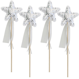 Silver  and Gold Sequin Star Wands Alimrose