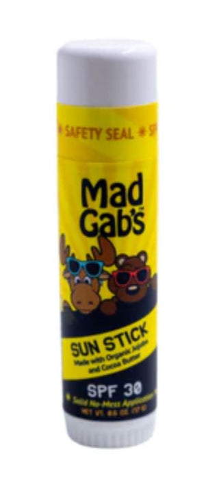 Moose Bear SPF 30 12 Piece Sun Stick Display Mad Gab's