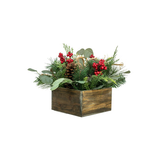 Wood Festive Planter Starlight Trading Co.